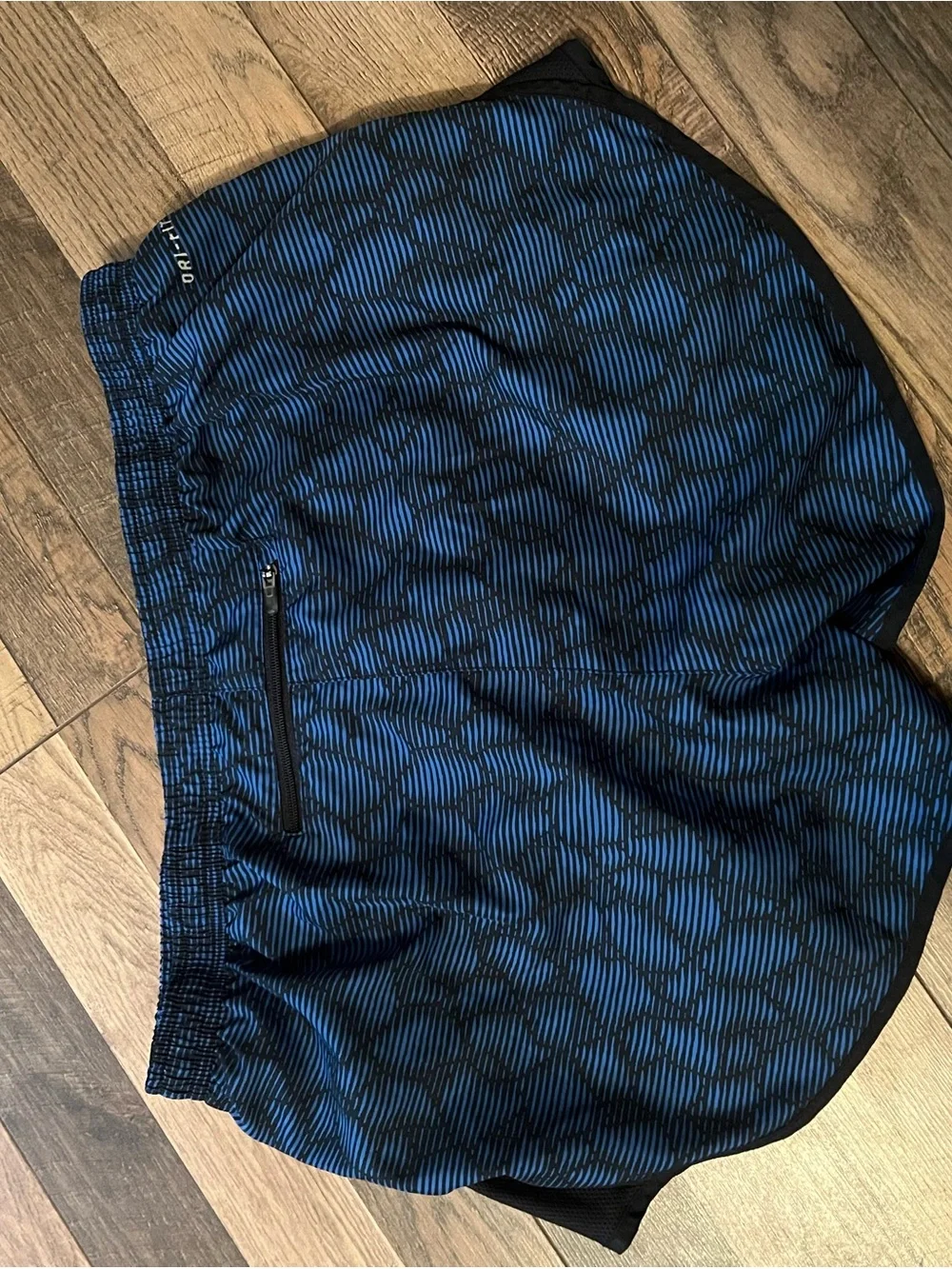 Nike Women’s Blue and Black Athletic Running Shorts